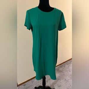 Adrienne Vittadini Green Zip-Up Dress